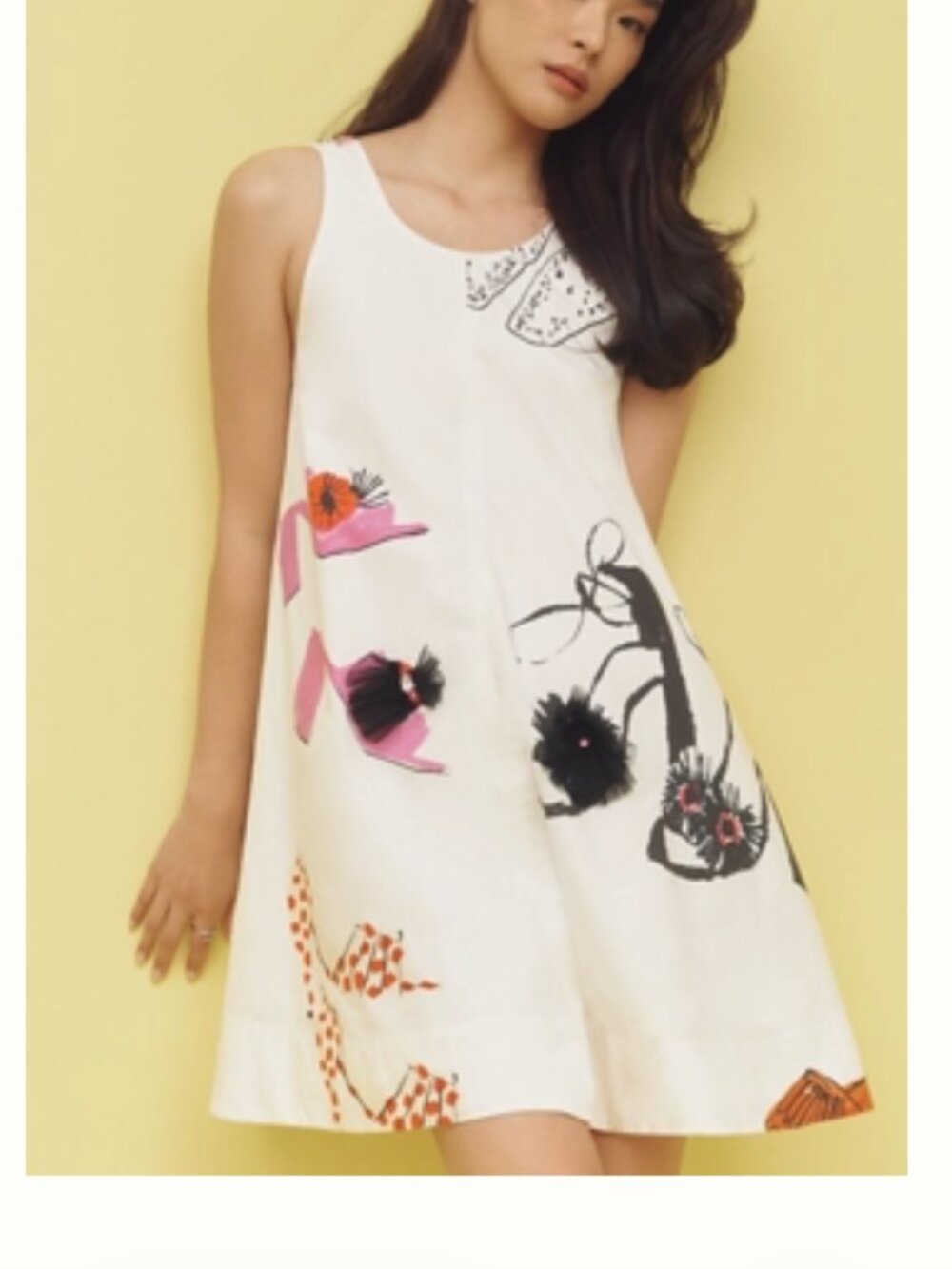The Keiko Mini Dress by Maeve: Danielle Kroll Edition (L) NWT